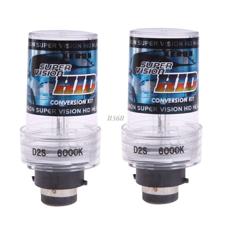 2X35 W D2S/D2C Замена автомобиля HID Белый головной светильник Светильник лампы - Испускаемый цвет: 6000K