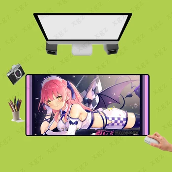 

XGZ Anime Purple Girl Mouse Pad Anime Mats Computer Mouse Mat Gaming Accessories Kawaii Mousepad Keyboard Games Pc Gamer