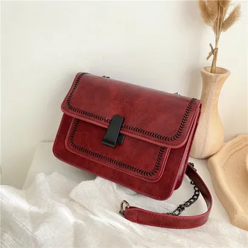 

Women's bag 2020 new Korean version of the wild high-grade texture messenger bag net red chain small square bag