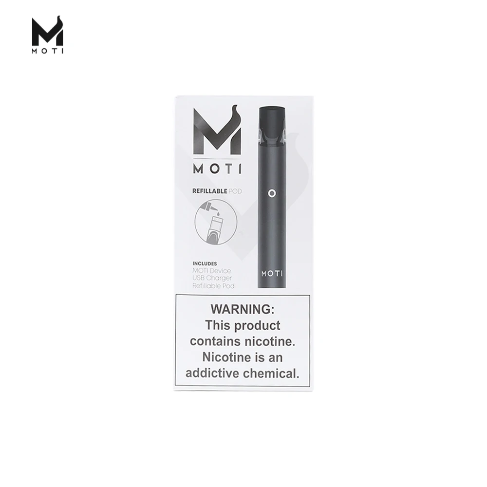 Оригинальный Моти многоразового Pod Vape комплект с 500 мАч встроенный Батарея 1 8 мл