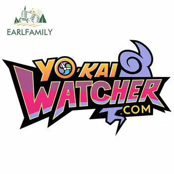 

EARLFAMILY 13cm x 7.5cm for Benkei Yokai Watch Personality Creative Stickers Car Decoration Refrigerator Waterproof Car Decals