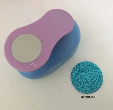 38mm Дырокол для кругов 25 мм круглой формы Дырокол для скрапбукинга резак для бумаги для тиснения резче - Цвет: 38mm