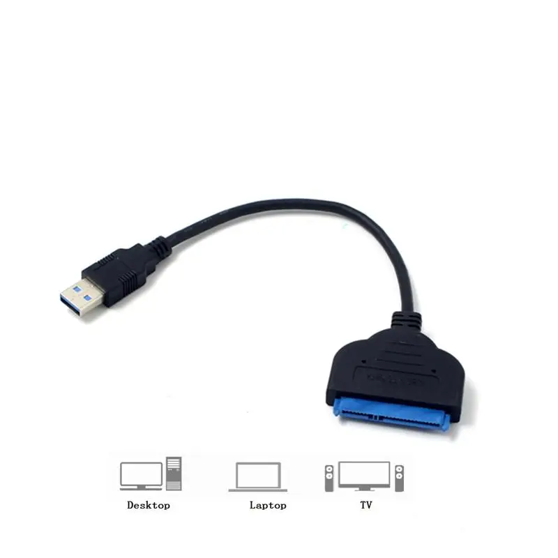 USB 3 0 к SATA Кабель адаптер внешний жесткий диск 22 Pin конвертер кабель передачи