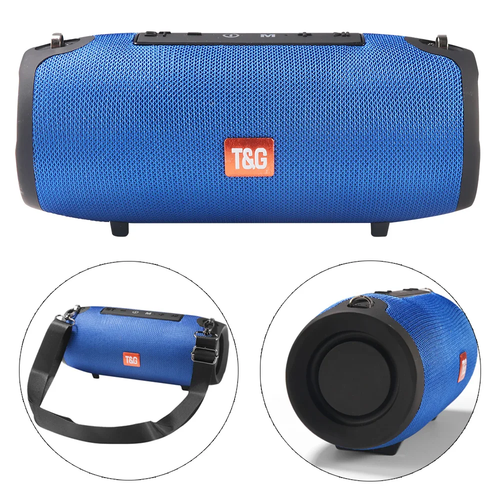 20W High-power Portable Speakers TG125 Outdoor Waterproof Battle Drum Wireless Speaker FM Radio loudspeaker USB Port AUX Input 20W High-power Portable Speakers TG125 Outdoor Waterproof Battle Drum Wireless Speaker FM Radio loudspeaker USB Port AUX Input