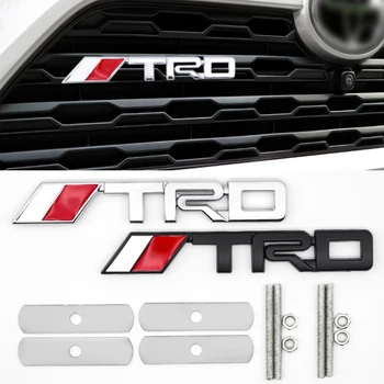 

Car front grille TRD logo modified decal decoration TRD letters for Toyota- Avalon Camry Corolla Reiz Vios RAV4 Highlander FS