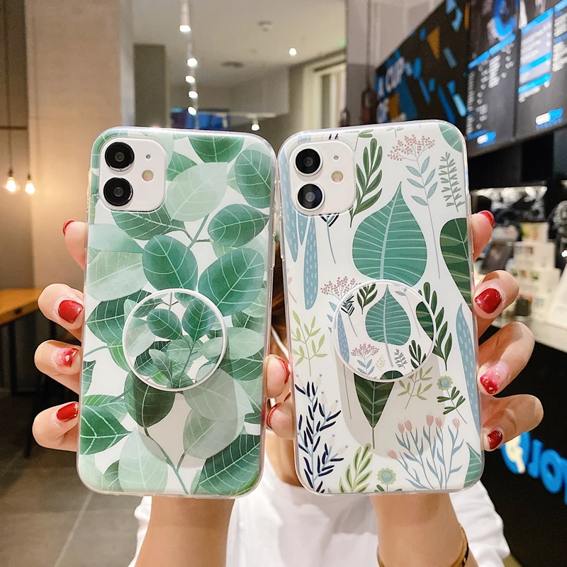 J & R Держатель подставка чехол для телефона Oukitel C19 мультфильм цветок накладка