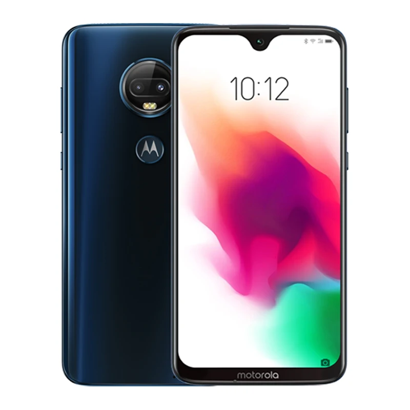 Смартфон Motorola Moto G7 Plus 6,24 ''FHD+ Восьмиядерный процессор Snapdragon 636 128 ГБ 16 МП Dolby sound быстрое зарядное устройство 3000 мАч мобильный телефон - Цвет: Standard