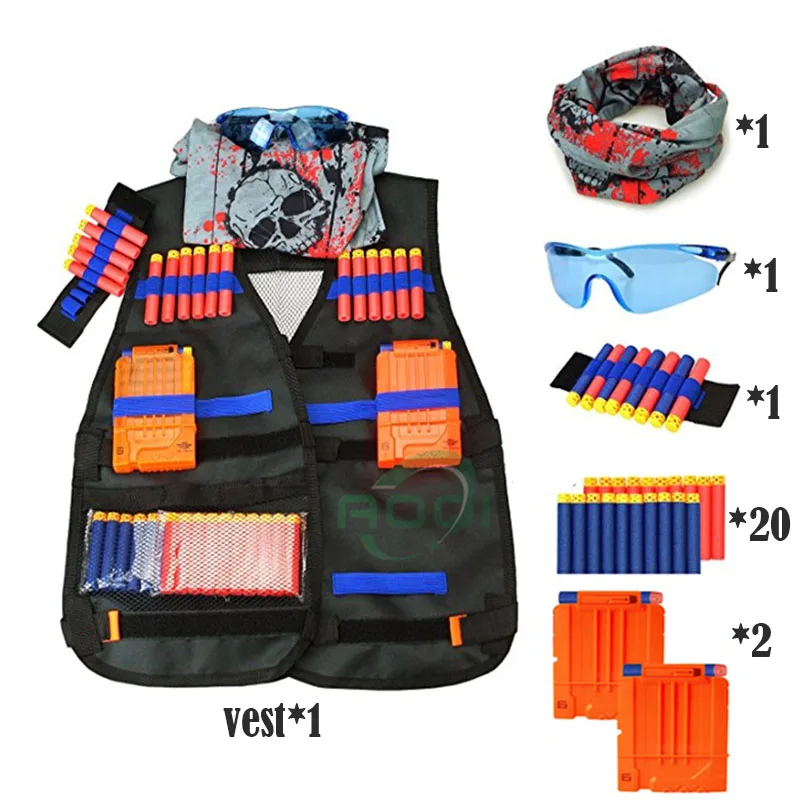 Аксессуары для пистолета Nerf уличное игровое снаряжение подарок на Рождество