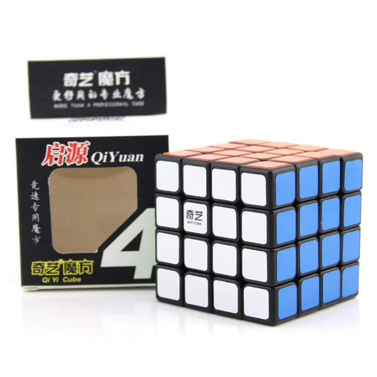 

XMD Qiyuan Four Order Magic Cube 4-Order Beginner Black Background Rubik's Cube Smooth Game Educational Toy RUBIK'S CUBE Wholesa