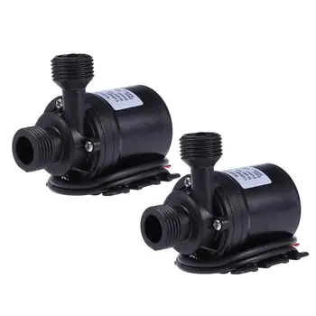 

2pcs Water Pump Durable 800L/H Submersible Brushless DC 12V Water Circulation System Water Pump For Pool Lake Fountain