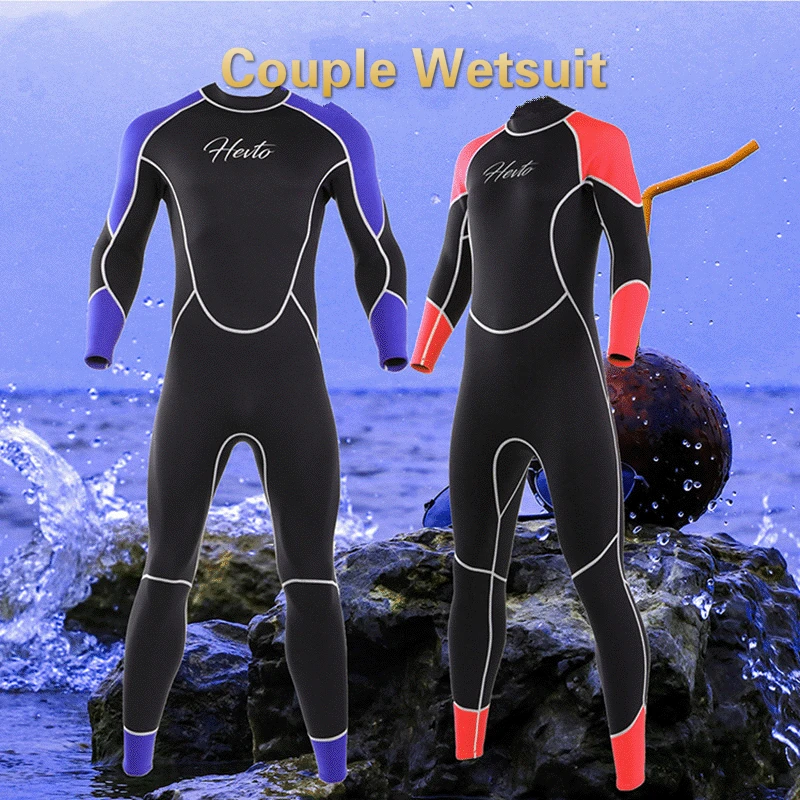 

2.5MM Neoprene Wetsuit One-Piece Warm Coldp Roof Body Diving Suit for Women Men Scuba Dive Surfing Snorkeling Spearfishing S-XXL