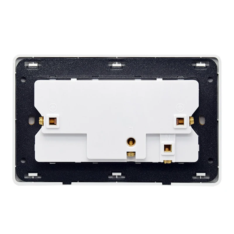 Голосовое управление розетка панель Wifi адаптер двойной USB вилка стандарта Великобритании переключатель настенная розетка зарядное устройство Электрический интеллект