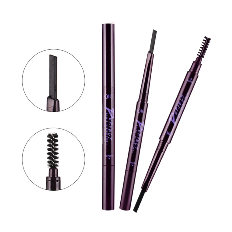 

New Professional Ultra Fine Double Headed Eyebrow Pencil Waterproof Smudge-proof Easy To Color Eyebrow Pen