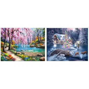 

Diamond Painting Landscape Diy Full Diamond Embroidery & Diamond Winter 5D DIY Diamond Painting Landscape Snow