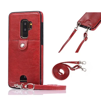 

For Samsung Galaxy S10e Case Crossbody Phone Case With Rope For Samsung Galaxy S8 S9 S10 S7 edge Note 8 9 10 Plus Case Bag Cover