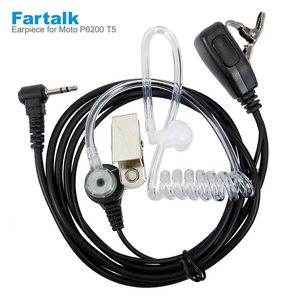 Auricolare Con Tubo Acustico Ad Aria Per Motorola Talkcirca Tlkr T5 T7 T80 T5720 T5428 Fr50 Fr60 T5820 Radio Walkie Talkie
