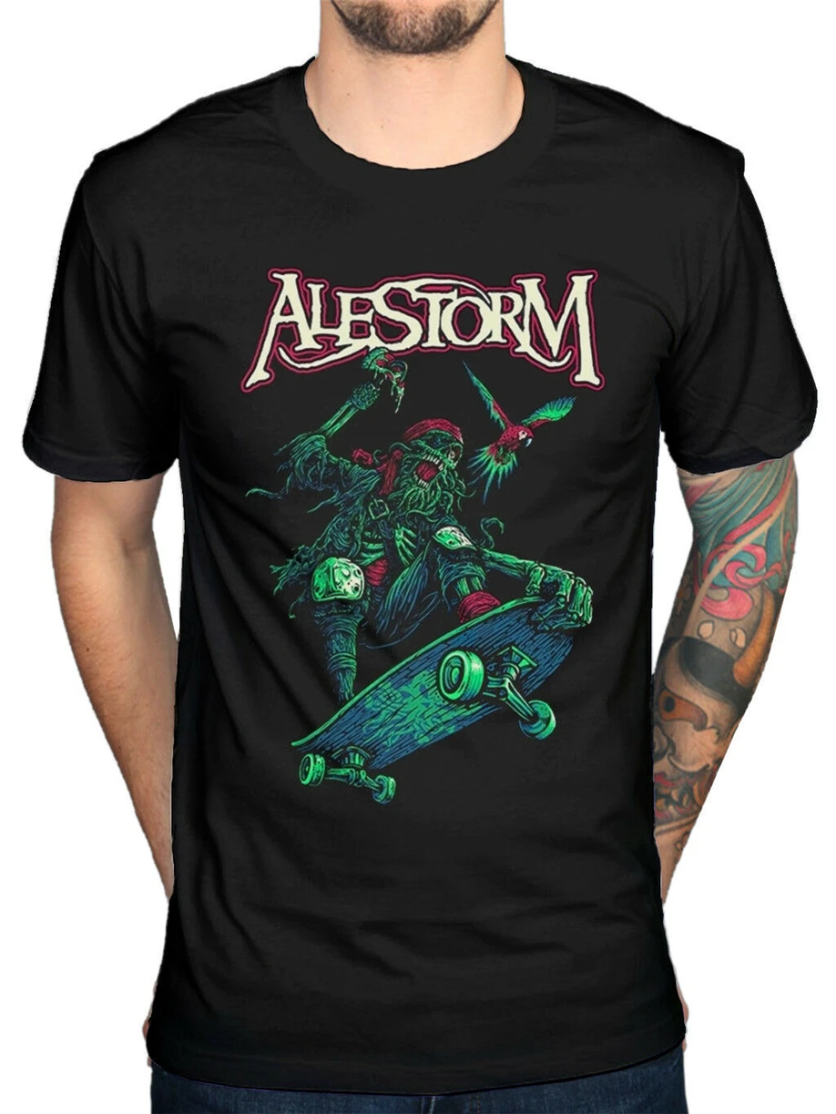 Alestorm пират пиццы вечерние футболки назад через время не гравировать смешной