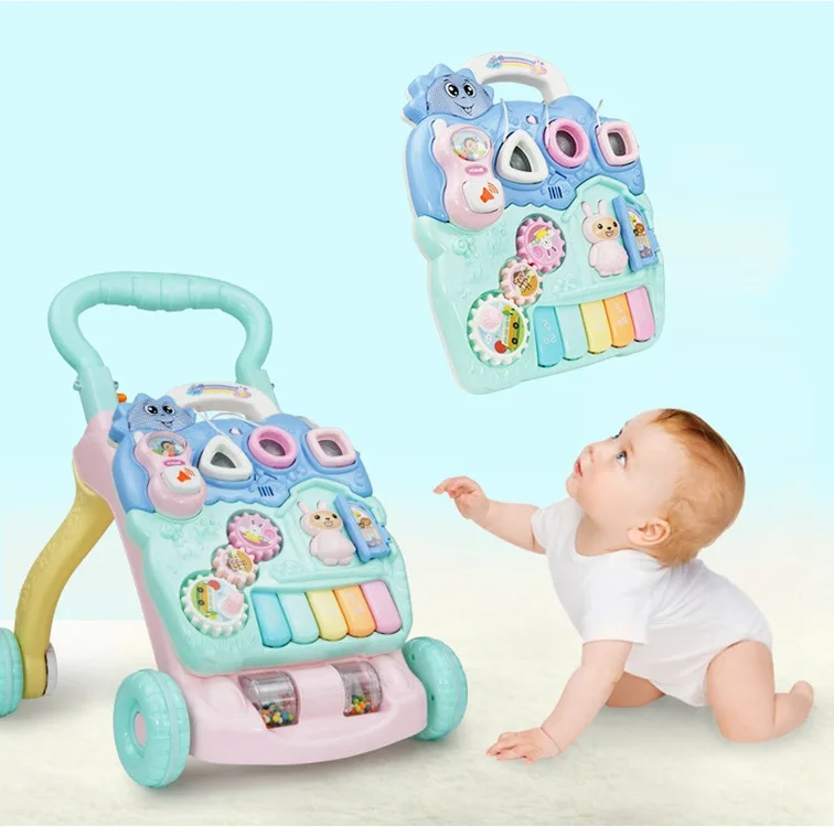 

Infant 3-12-36 Month Baby Walker Cart Multi-functional Anti-Falling Baby Walker Toy