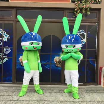 

Rabbit Mascot Costume Suits Cosplay Party Game Dress Outfits Clothing Advertising Promotion Carnival Adults Fursuit