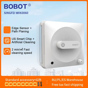 

BOBOT SINGFEI WIN 3060 Robot Window Vacuum Cleaner Robot Vacuum Cleaner Window Washer Electric Window Washer APP Remote Control