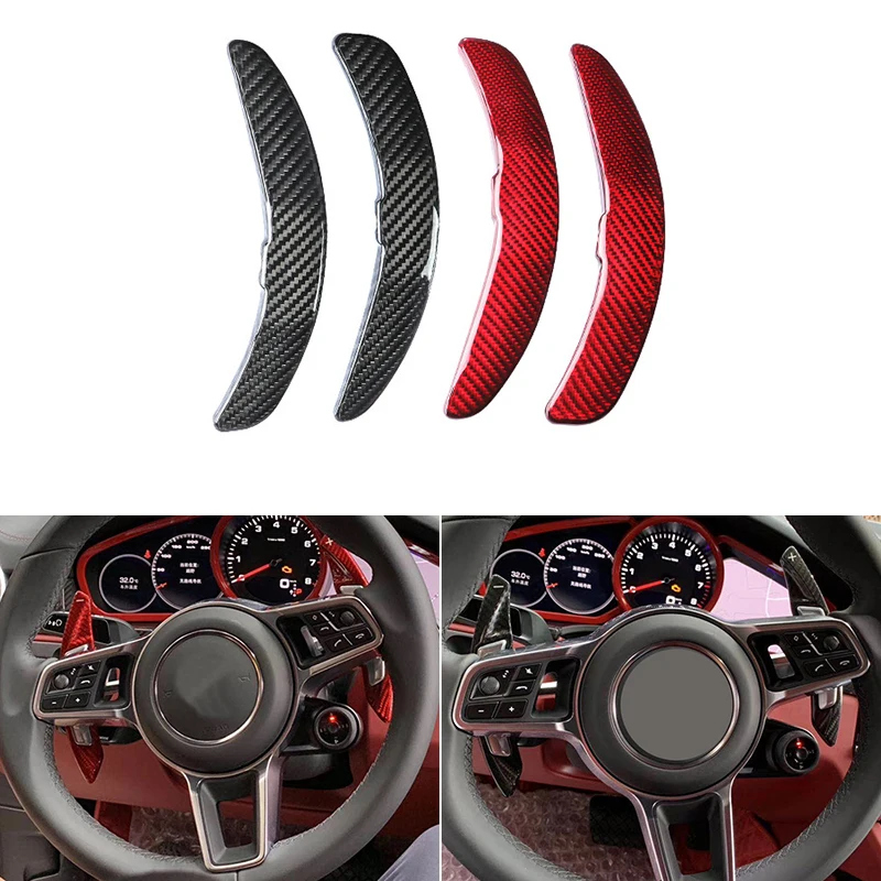 Весло из углеродного волокна для Porsche 911 991 Boxster Cayman 718 Cayenne Macan Panamera 2016 2017 981