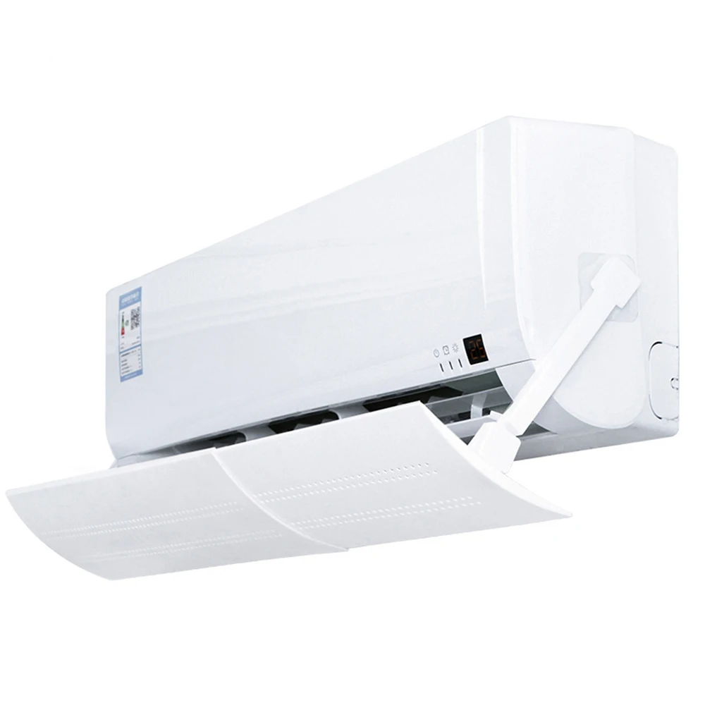 

Adjustable Air Conditioner Cover Windshield Air Conditioning Baffle Shield Wind Guide Month Straight Anti-wind Shield