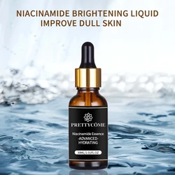 PRETTYCOME Niacinamide Facial Essence Nourishing Whitening Moisturizing Shrink Pore Lifting Tightening Face Skin Care