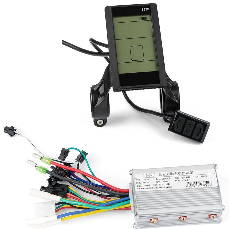 48V 350W with USB Контроллер скутера для электрического велосипеда 24 В/36 В/48 в 500 Вт/350 Вт/250 Вт контроллер для электрического велосипеда бесщеточный мотор электрический велосипед Lcd Usb - Цвет: 48V 350W with USB