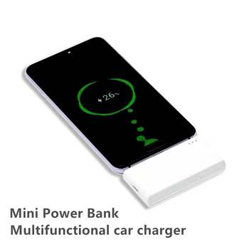 

GKFLY Poratble Car Charger Magnetic Attraction Power Bank High Capacity Multifunctional emergency Powerbank 3 Types Cables 2020