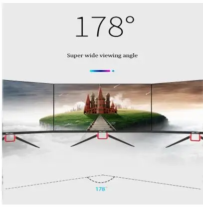32 inch" MVA 1920 * 1080p HD 1080P LED 144Hz Display Game contest curved Widescreen 16:9 VGA / HDMI Display images - 6