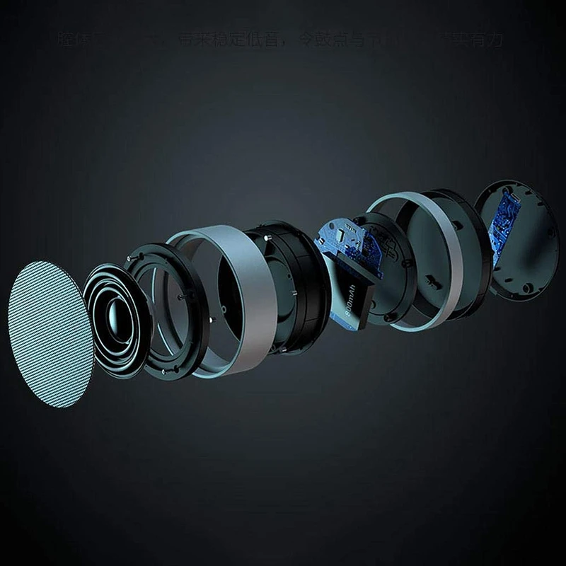 Dido Bluetooth динамик, Dido V1 Мини Bluetooth Портативный беспроводной зарядный бас-динамик