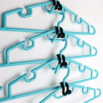 

Home Clothes Hanger Connector Hooks Cascading Hanger Hooks For Velvet Hangers Heavy Duty Space Saving Home Supplies