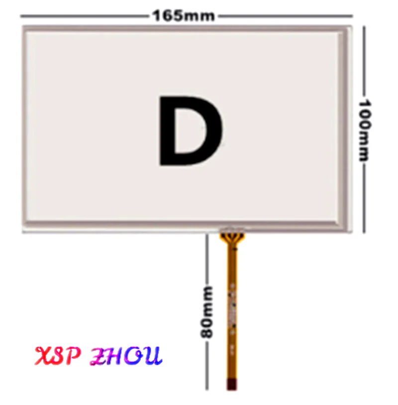 7 дюймов 50PIN AT070TN92 AT070TN93 AT070TN94 7 дюймов ЖК-дисплей экран+ сенсорный экран навигации автомобиля GPRS ЖК-дисплей экран с сенсорным экраном в сборе - Цвет: D Style touch screen