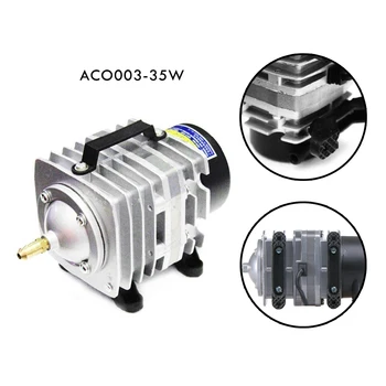 

Fish Tank Oxygen Aquarium Electromagnetic Air Pump Hydroponics Pond 65L/Min