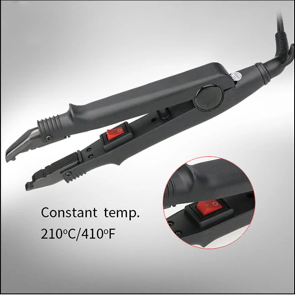 Электрический утюжок для наращивания волос, Не оставляющий следов, профессиональный соединитель для волос, инструмент для плавления, термоконнектор, палочка, постоянная температура