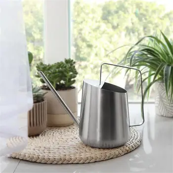 

Watering Can Golden Garden Stainless Steel 1300ml Small Water Bottle Easy To Use Handle Perfect For Watering Plants Flower