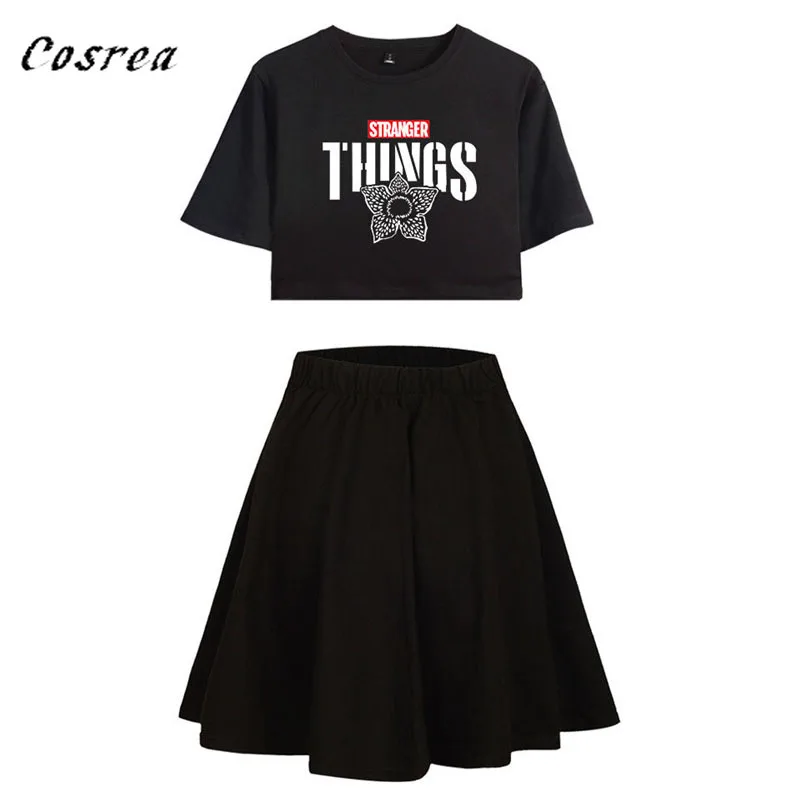 Cosrea ТВ сериала очень странные Dustin косплей костюм для женщин с юбкой девочек Сезон