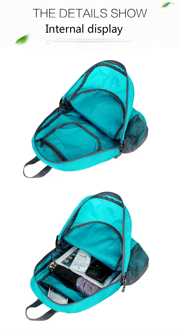 Спортивная сумка для отдыха на открытом воздухе, рюкзаки для путешествий и кемпинга, портативный легкий рюкзак, повседневная дорожная Женская водонепроницаемая складная сумка