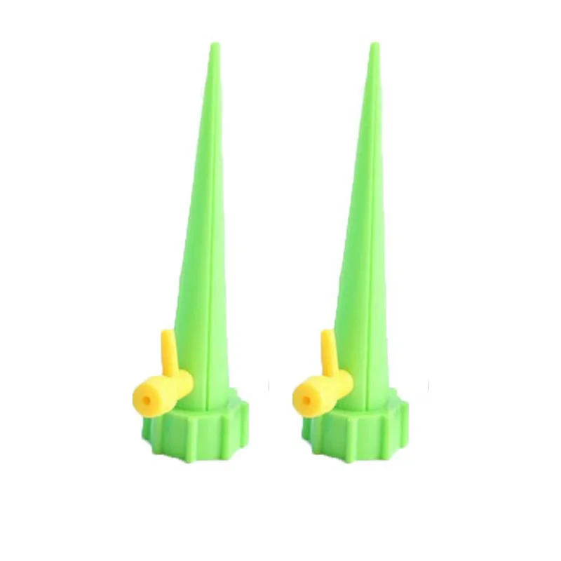 2pcs green 4 шт. Крытый автоматический полив оросительные комплекты автоматический с переключателем устройство полива пластиковое растение полив самополив горшок - Цвет: 2pcs green