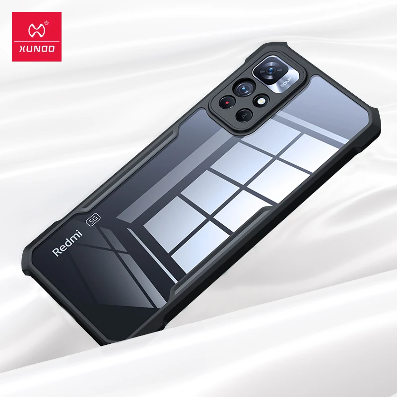 Xundd Case For Redmi Note 11 Protective Shockproof Clear Phone Xiaomi Note11 Pro Plus Cover Funda Coque Capa | Мобильные телефоны и
