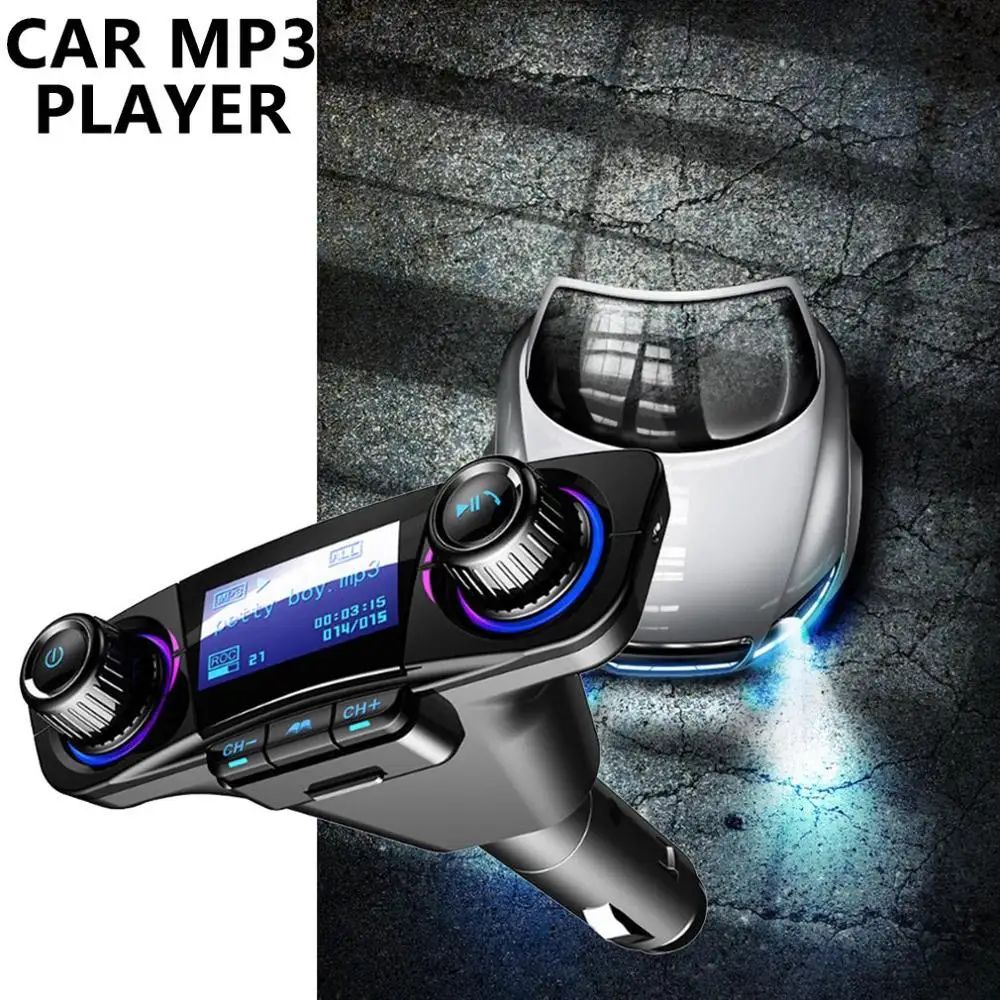 Car Mp3 Player Car Receiver U Disk 12V24V Universal Multi-Function Car Cigarette Lighter Car Charger