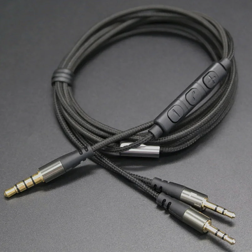 Audio Cable For Sol Republic Headphone Master Tracks X3 Hd V8 V10 V12 Earphone 3.5mm Male To 2