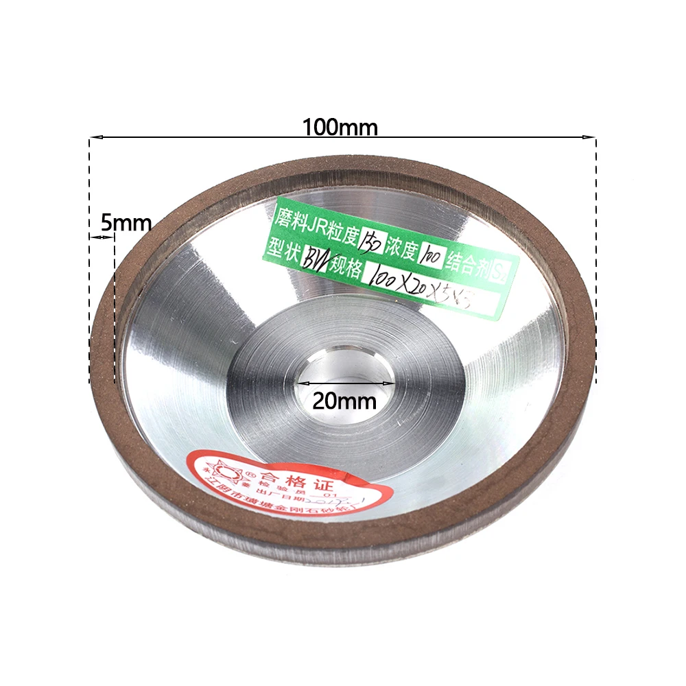 1pc Diamond Grinding Wheel Cup Grinding Circle Cutting Discs for Tungsten Steel Milling Cutter Tool 75mm/100mm/125mm/150mm
