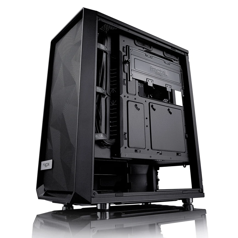 Корпус Fractal Design Meshify C Blackout TG черный без БП ATX 5x120mm 4x140mm 2xUSB3.0 audio bott PS