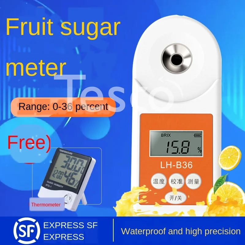 

Digital display sugar meter high-precision portable fruit sugar tester sugar detection and measurement sweetness tester