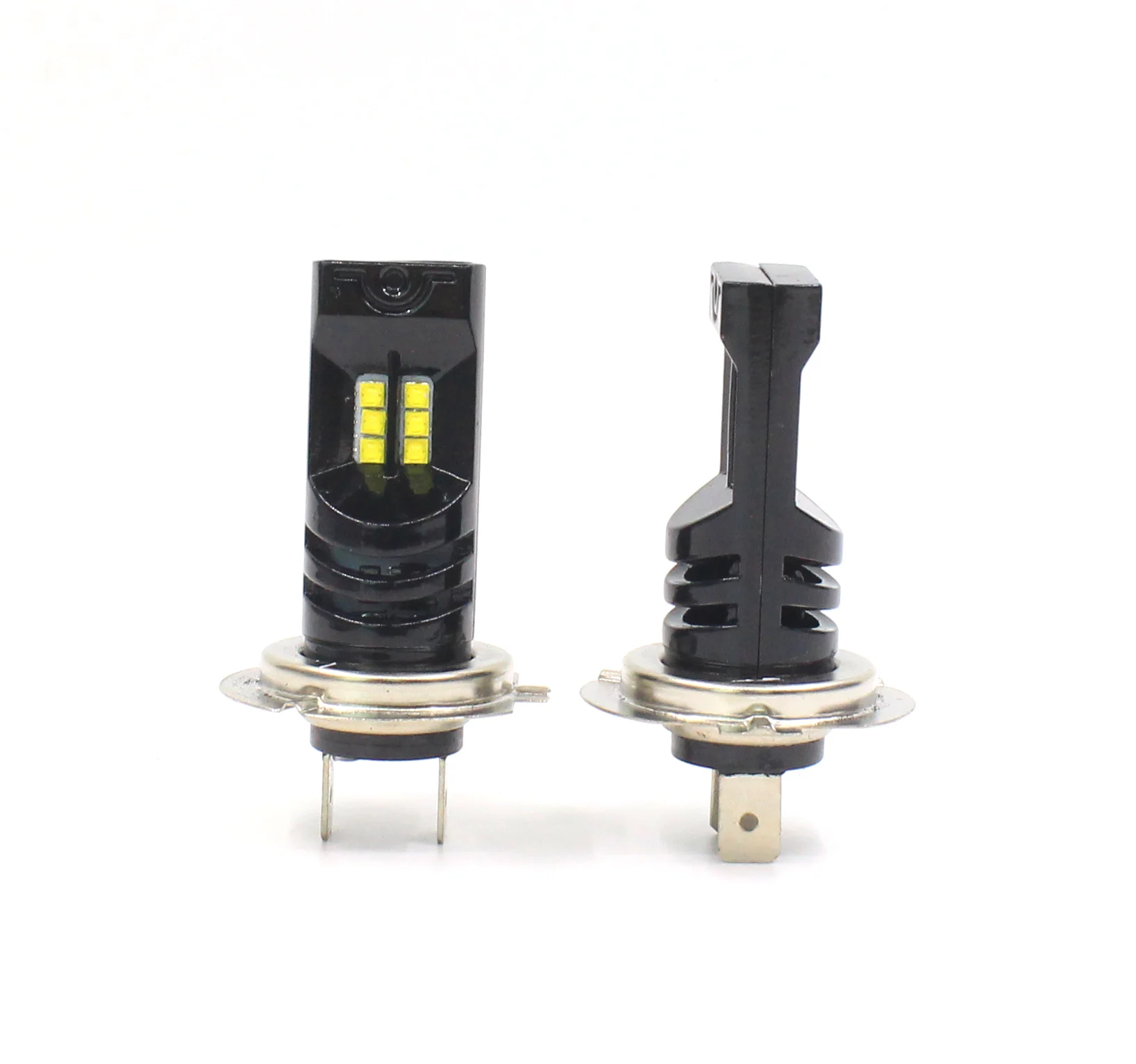 2 шт. 2525 H7 12SMD Автомобильный светодиодный фары противотуманные лампочки