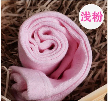 Light Pink Хлопковые колготки для маленьких девочек; детские колготки для девочек; сезон осень-зима; колготки для малышей; трикотажные колготки для младенцев; колготки; Одежда для младенцев - Цвет: Light Pink