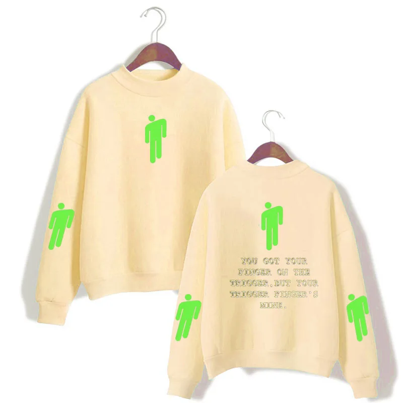 champagne 5 Billie Eilish Толстовка Harajuku для женщин плюшевый пуловер с вырезом лодочкой элегантная Толстовка Плюс Размер Уличная одежда - Цвет: champagne 5