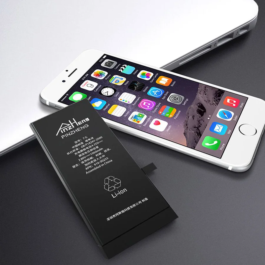 PINZHENG Оригинальный аккумулятор для iPhone 7 8 Plus X батарея реальная емкость Высокое