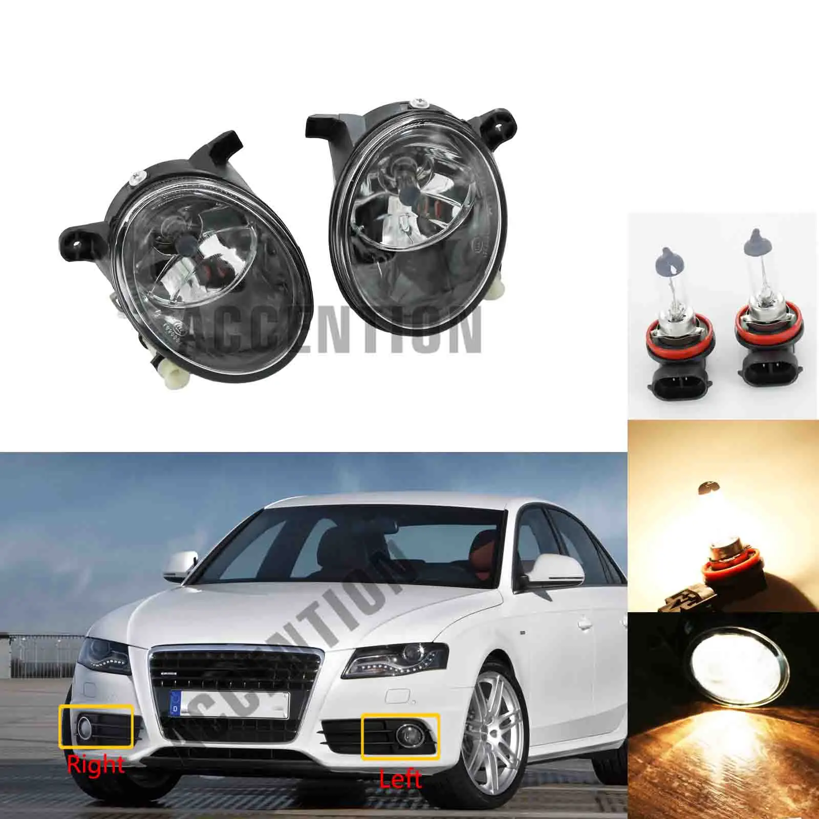 Для Audi A4 B8 S4 Allroad 2008 2009 2010 2011 2012 2013 2014 2015 авто Стайлинг спереди Галогенные
